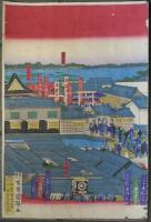 東京里俗人形町通従水天宮深川遠景　Tokyo Popular Spots-Ningyocho Street Suitengu Shrine Toward Fukagawa