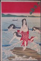 鮑取御遊覧之圖