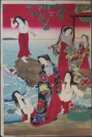 鮑取御遊覧之圖