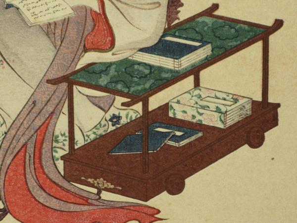 細田榮之筆 讀書 (二美人)(栄之画) / 古本、中古本、古書籍の通販は
