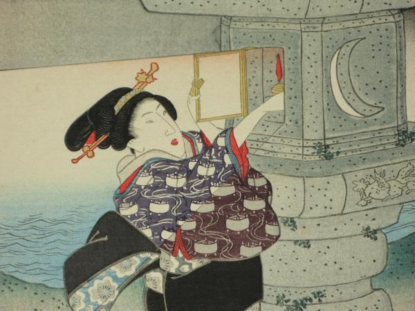 浮世絵「東海道名所風景」 生麦　(絵師・玉蘭斎貞秀) 貞秀 「東海道名所風景 東海道之内 生麦」(御上洛東海道) | 古