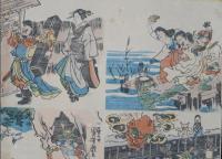 道化武者づくし　国芳戯画