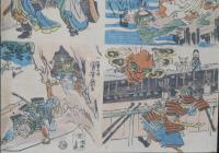 道化武者づくし　国芳戯画