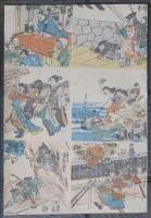 道化武者づくし　国芳戯画