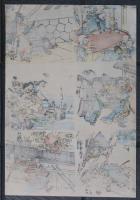 道化武者づくし　国芳戯画