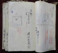 畦畔丈量取調下帳　小縣郡常磐城村　諏訪郡組