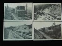 碓氷峠電氣機関車　（アブト式）　絵葉書　8枚