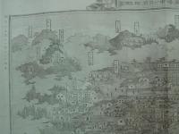 伊香保鑛泉場市街名所略圖　玄々堂　銅版図