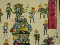 神田祭禮出シ盡　芳久画　山車