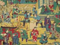子供遊十二ヶ月一覧　政信画