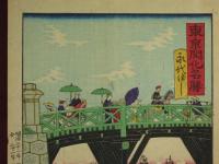 東京開化名勝　永代ばし