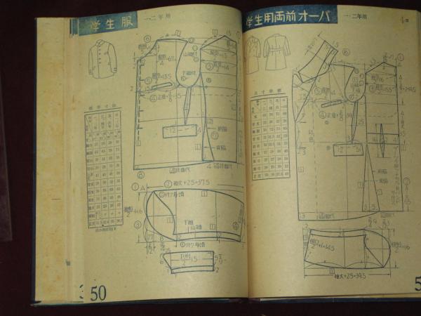 洋服全書 Fashion and Cutting 千田鋼三 昭和22年発行初版