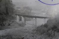 布引電鐵鐵橋　絵葉書　（信州布引山）