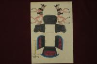 文部省発行教育錦絵 　馬車組立　立版古　全3