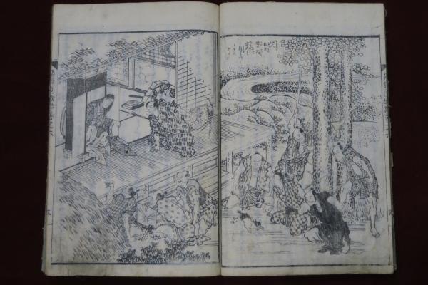 Amazon.co.jp: 天風坊鯰老人作 蹄斎北馬（葛飾北馬）画『絵本