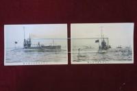 大日本帝國海軍潜水艦　絵はがき