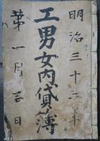 信州　下諏訪町　製絲場　工男女内貸簿