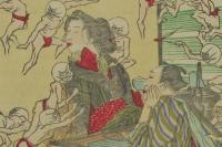 教訓善悪圖解　浮気な藝妓　月岡芳年