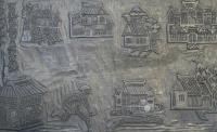 当絵　版木　児童楽郵便　配達行先　智恵當繪