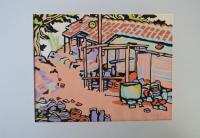 宮田三郎　木版画集　日本風景全十二集中　第九集　沖縄　（二十枚）