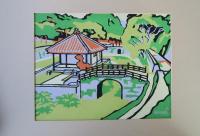 宮田三郎　木版画集　日本風景全十二集中　第九集　沖縄　（二十枚）