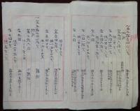 伊那電車軌道　松嶋驛傳取締所　経費豫算書　日計簿　明治19年度