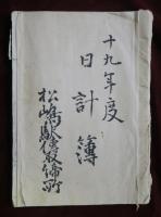 伊那電車軌道　松嶋驛傳取締所　経費豫算書　日計簿　明治19年度
