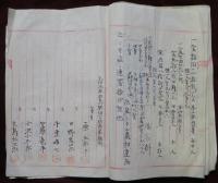 伊那電車軌道　松嶋驛傳取締所　経費豫算書　日計簿　明治19年度