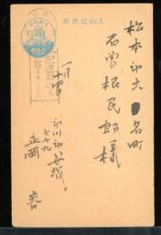 正岡容　葉書　昭和23-25年頃