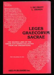 LEGES GRAECORVM SACRAE
The Sacred Laws of the Greek city states collected from the Inscriptions