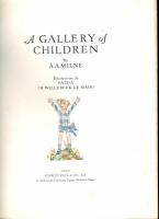 A GALLERY OF CHILDREN