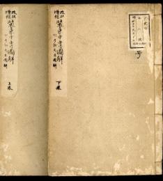 改版増補装束甲冑図解　上下