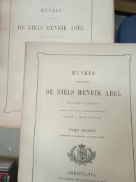 Oeuvres Completes de Niels Henrik Abel