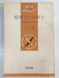精神力とは何か : 心的緊張力とその異常