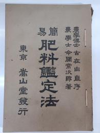 簡易肥料鑑定法