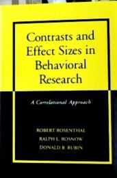 Contrasts and effect sizes in behavioral research : a correlational approach