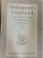 Shakespeare's England : an account of the life & manners of his age v. 2