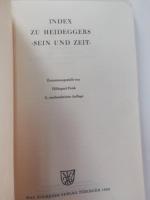 Index zu Heideggers "Sein und Zeit"