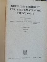 Neue Zeitschrift für systematische Theologie