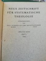 Neue Zeitschrift für systematische Theologie