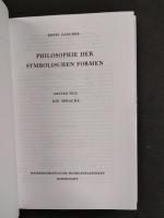 Philosophie der symbolischen Formen　Die Sprache