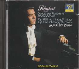 CD 「フランツ・シューベルト イ短調ソナタ 作品143 ト長調ソナタ作品78」