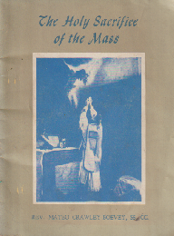 The Holy Sacrifice of the Mass