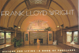 FRANK LLOYD WRIGHT  DESIGNS FOR LIVING ・ A BOOK OF POSTCARDS