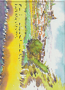 Watercolour paintings of the France landscape