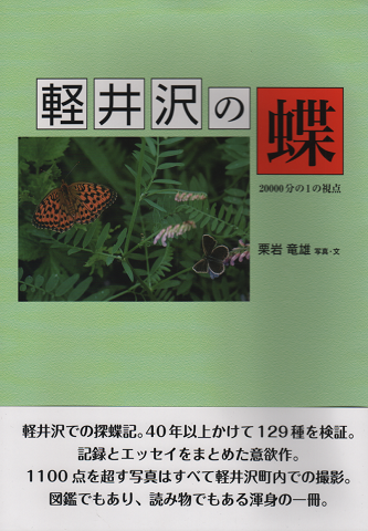 軽井沢の蝶 ２００００分の１の視点/ほおずき書籍/栗岩竜雄（大型本） 軽井沢の蝶 20000分の1の視点/ほおずき書籍/栗岩竜雄