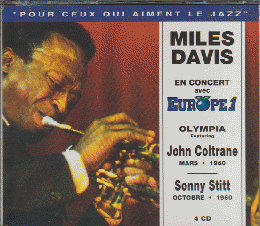 CD：　MILES DAVIS　PARIS JAZZ CONCERT DISC1～4