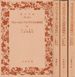 ヴィルヘルム・マイステルの従弟時代　上中下巻3冊セット