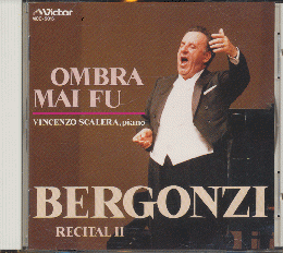 CD：CARLO　BERGONZI　RECITAL　Ⅱ