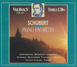 CD 「SCHUBERT PIANO FAVORITES」 3枚組